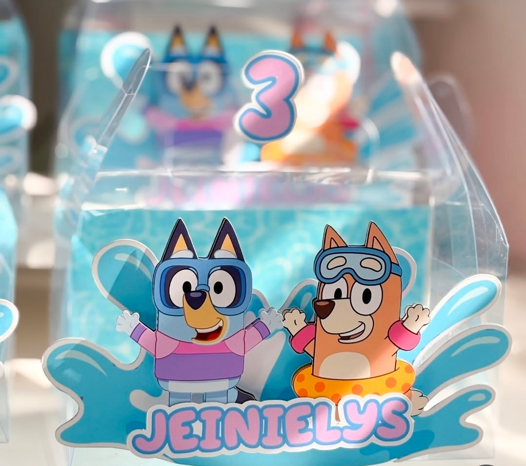 Custom Gable Box Treat Favor 3D