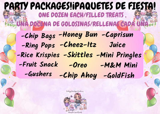 Custom Party Package(Filled Treats)