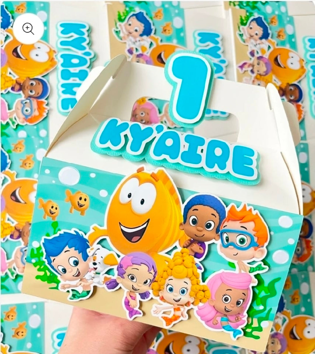 Custom Gable Box Treat Favor 3D
