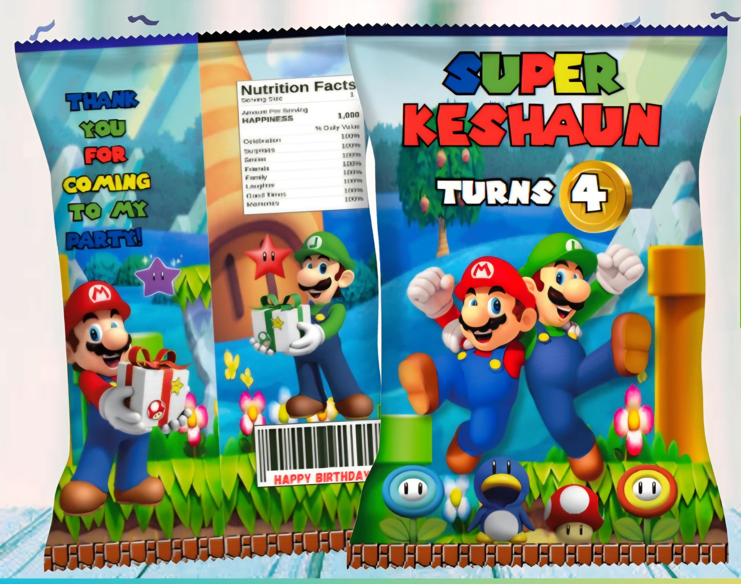 Custom Chip Bag(Chips Included)