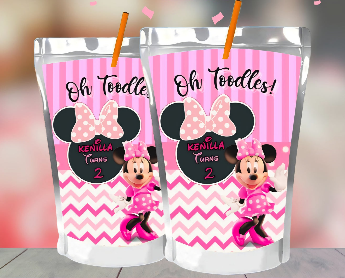 Custom Drink Labels(Included the Juice)