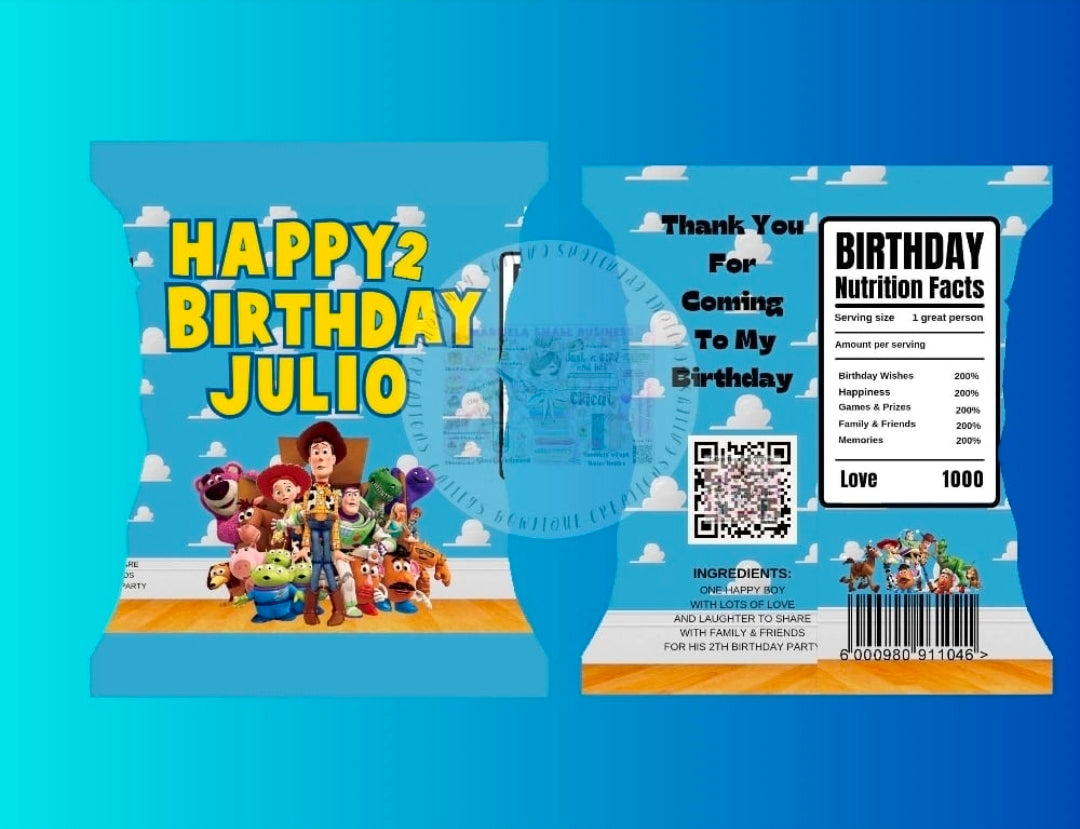 Custom Chip Bag(Chips Not Included)