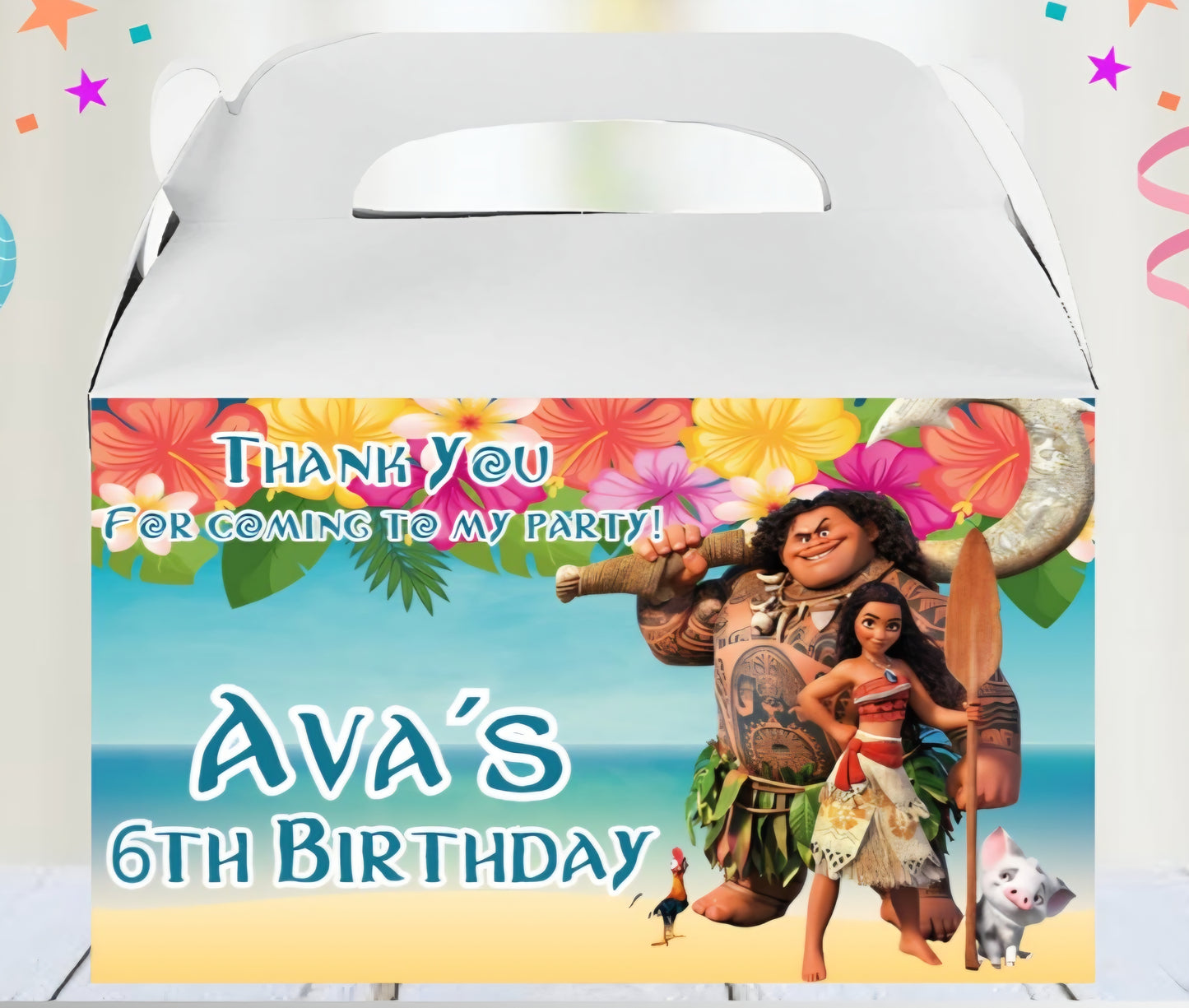 Custom Gable Box Treat Favor(No 3D)